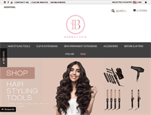 Tablet Screenshot of bombayhair.com